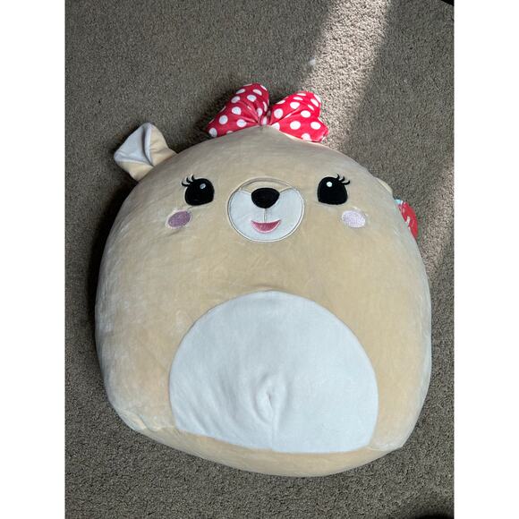 Squishmallows NEW 2021 Rudolph The Red Nosed Reindeer - CLARICE 16” New Tags - Picture 1 of 7